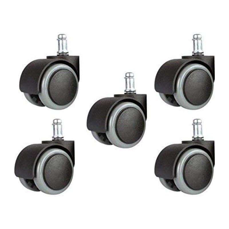 YIOVVOM 2 Inch Office Chair Wheels Heavy Duty Replacement  Mute Rubber Rotating Desk Office Chair Replacement Wheels  Safe for All Floor Protecting Office Chair Caster Wheels 11mm Standard Stem Size Fits 99% - Image 1